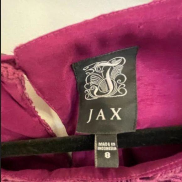 Jax Purple sz 8 cutout Dress - Picture 4 of 5